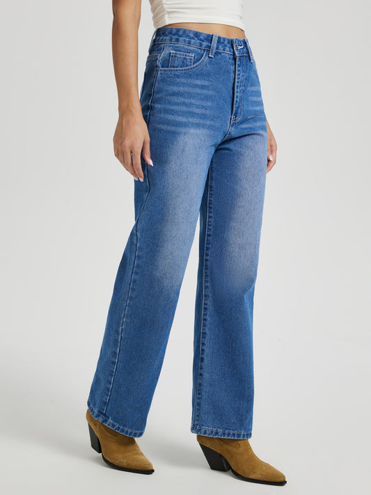 Straight Leg Jeans 113829