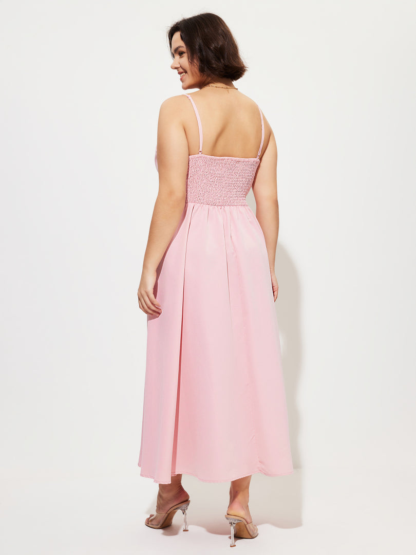 Plus Size Knotted A-Line Dress 1276242