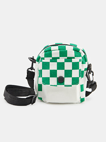 Checked Sling Bag 121002