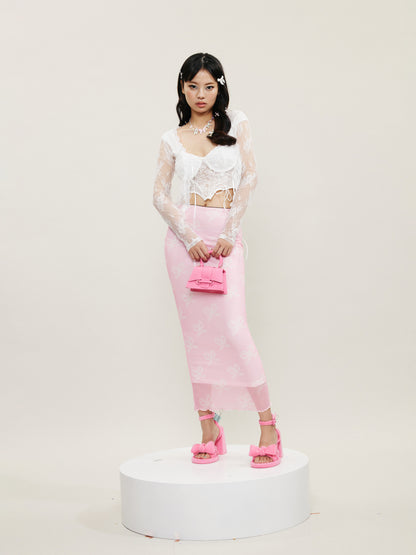 Lace Sheer Top 1230431