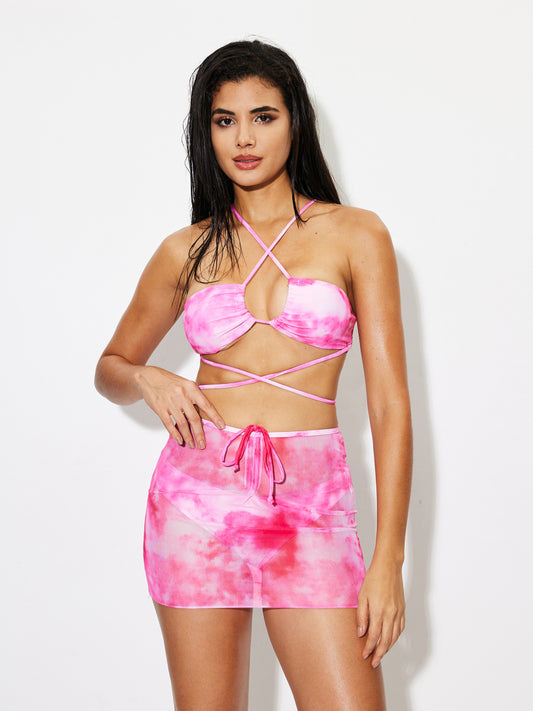 Color Block Bikini Set 1271292