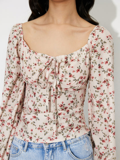 Tied Pullover Blouse 120077
