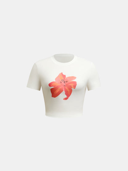 Printed Pullover T-Shirt 1275832