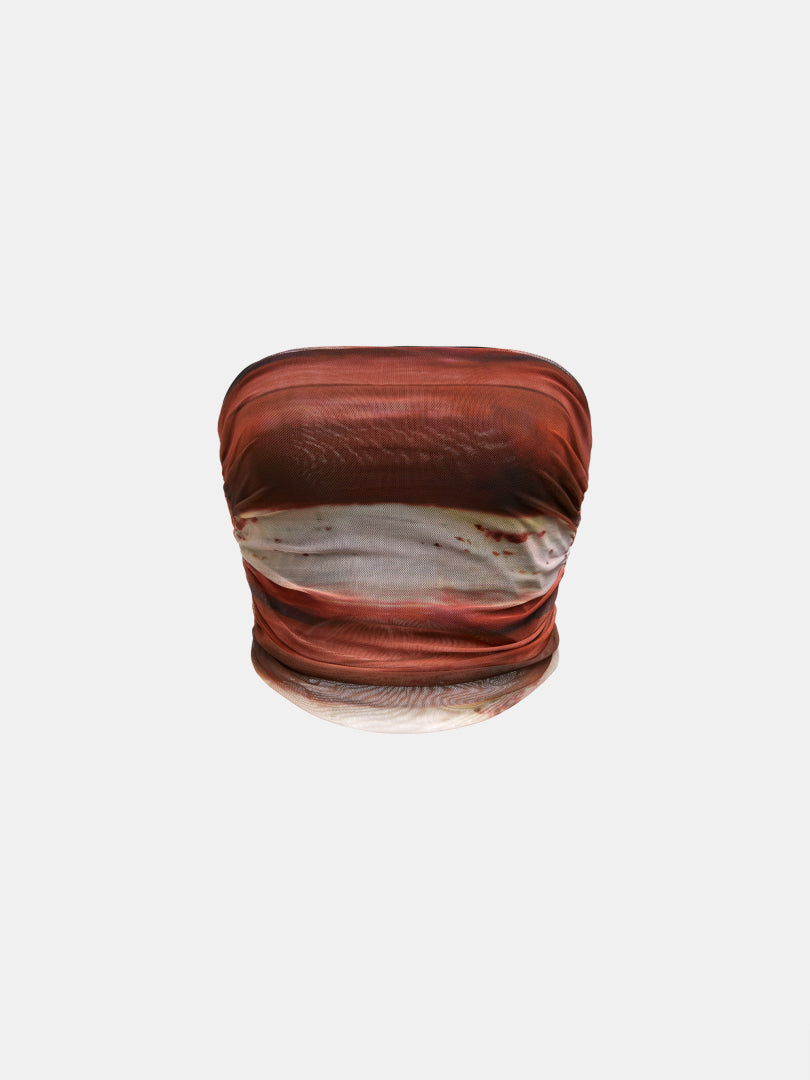 Gathered Tube Top 1248602
