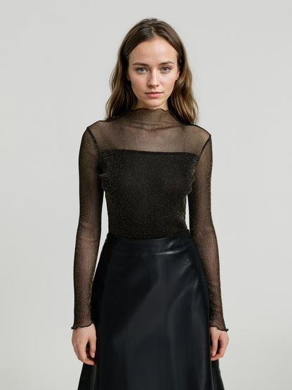 Sheer Pullover T-Shirt 112315