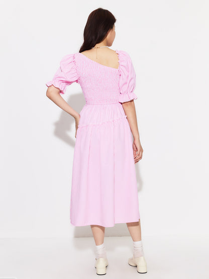 Smocking A-Line Dress 1295632
