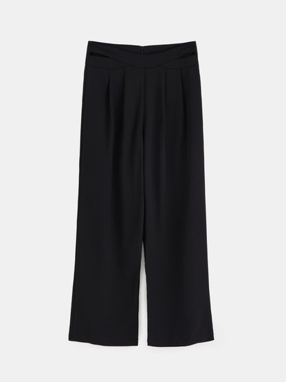 Crisscross Straight Leg Pants 1263162