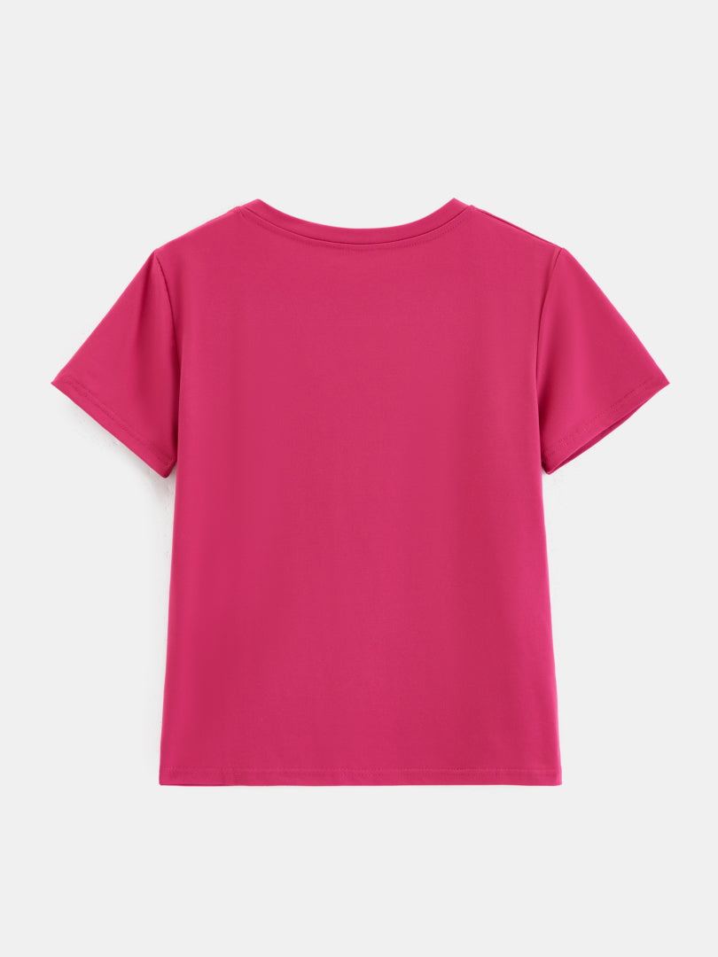 Embroidered Pullover T-Shirt 1250712