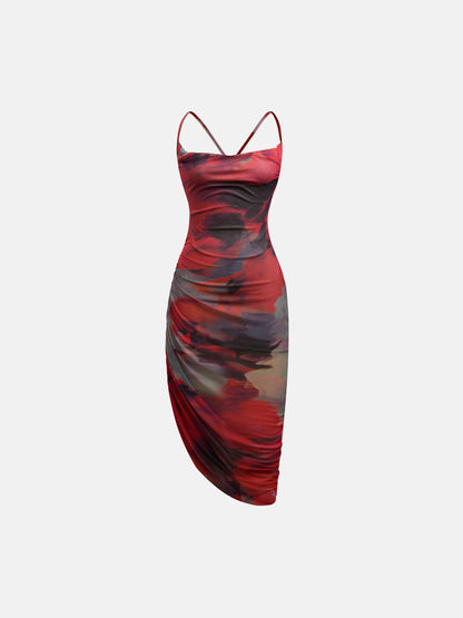 Asymmetric Bodycon Dress 1278862