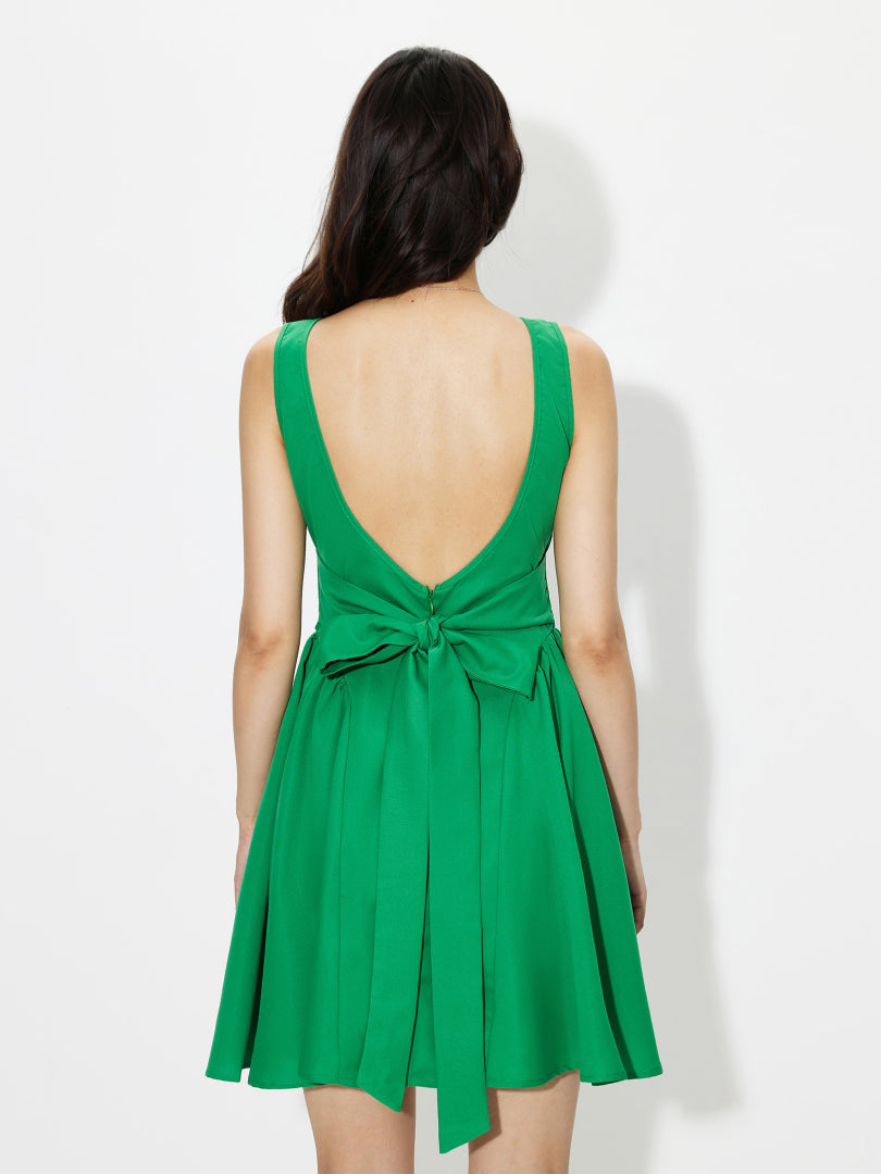 Draped A-Line Dress 1252932