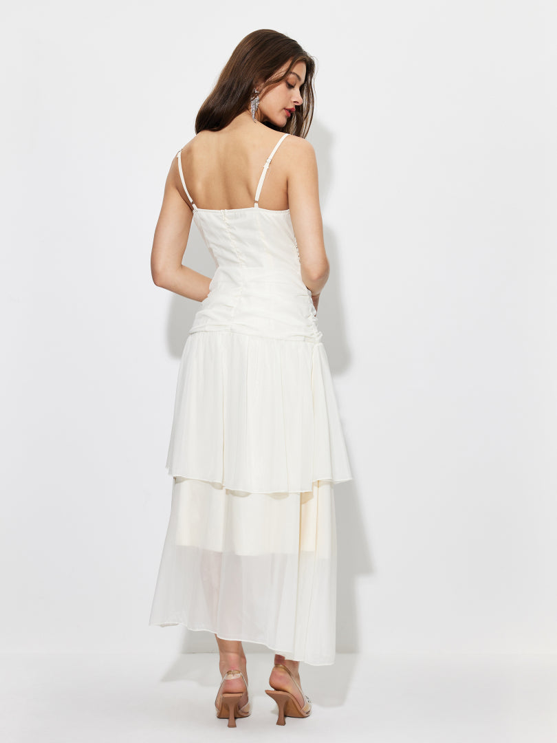Ruffle A-Line Dress 1261142