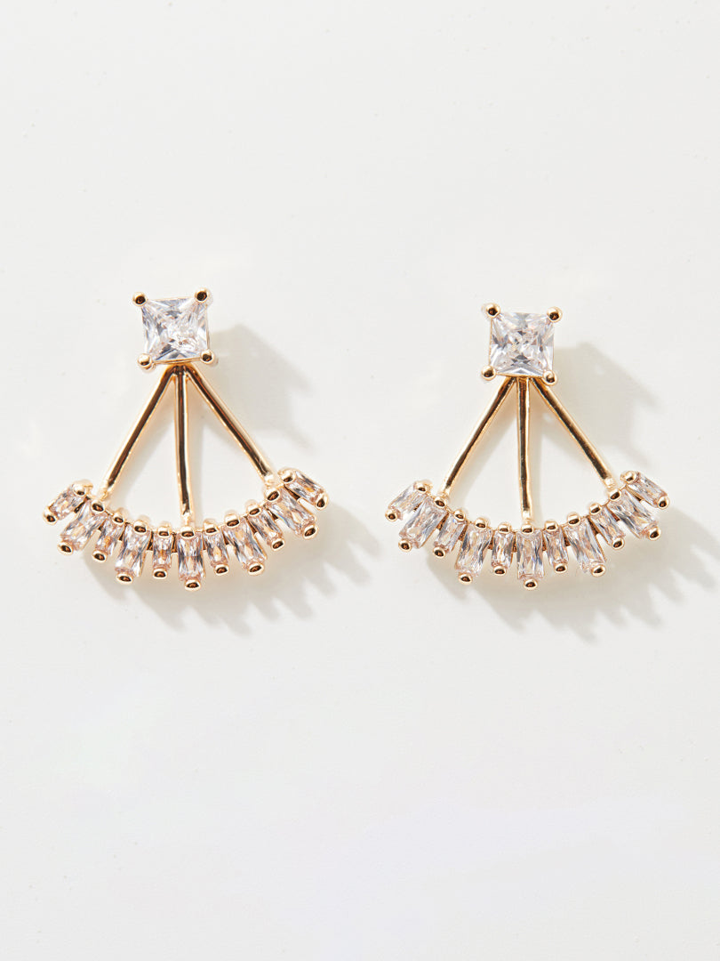 Embellished Stud Earrings 120506