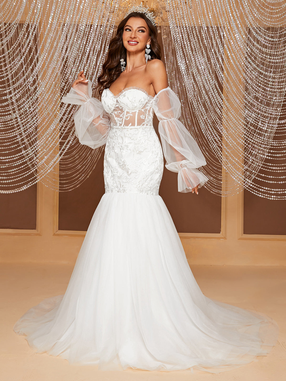 Openwork Arabian Dresses 1287222