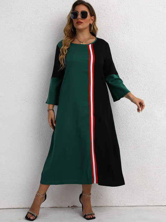 Color Block Arabian Dresses 1244862