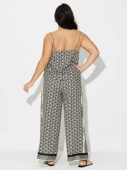 Plus Size Printed Co-Ord Set 121274