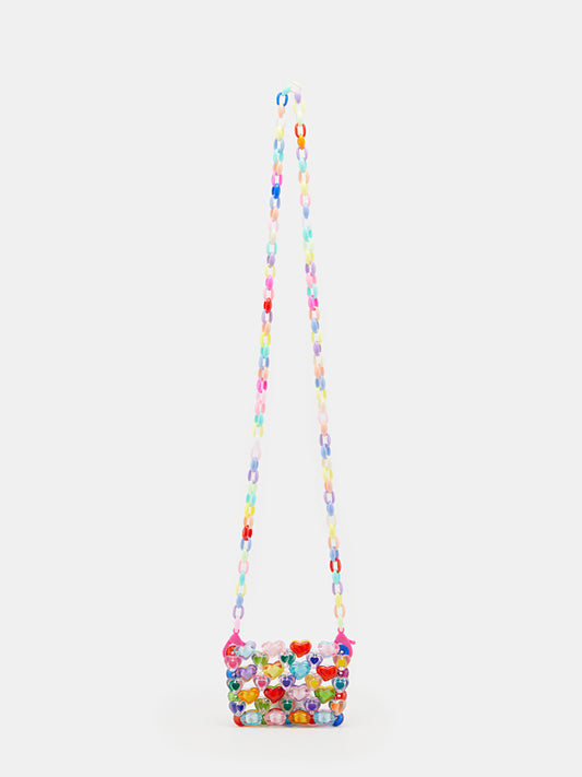 Heart Beaded Crossbody Bag 1260052