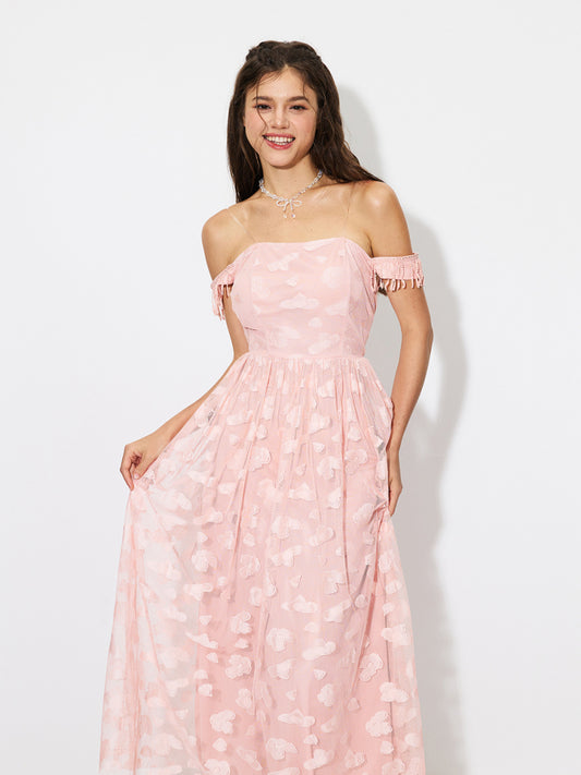 Fringed A-Line Dress 1259272