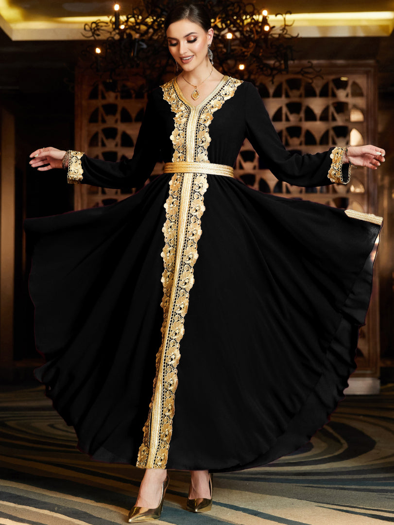 Belted Arabian Dresses 1249792