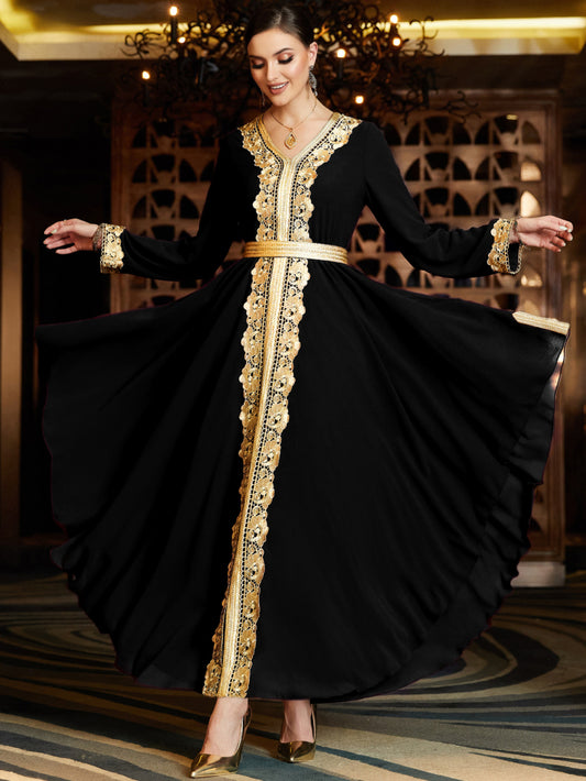 Belted Arabian Dresses 1249792