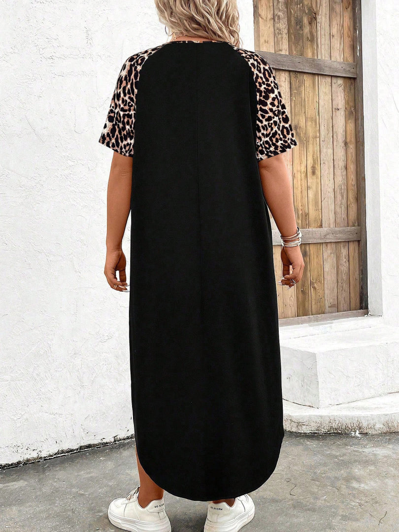 Plus Size Ring T-Shirt Dress 1254262