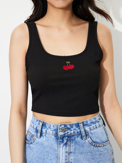 Embroidered Tank Top 1234791