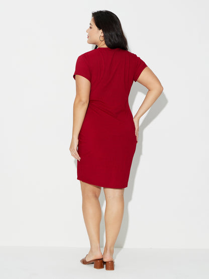 Plus Size T-Shirt Dress 120527