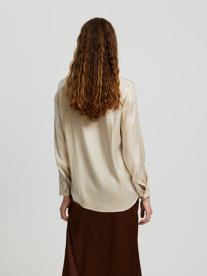 Buttoned Placket Blouse 113369