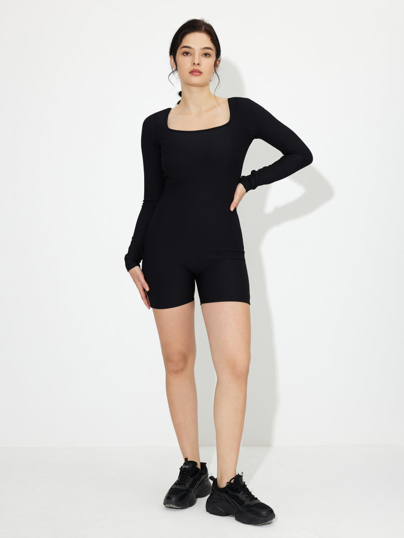 Ribbed Gym Playsuit 119607
