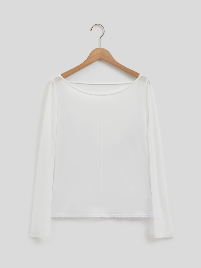 Sheer Pullover T-Shirt 114781