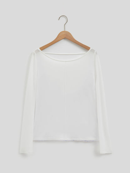 Sheer Pullover T-Shirt 114781