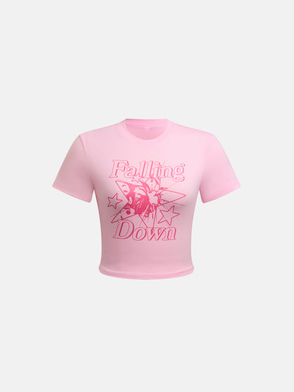 Printed Pullover T-Shirt 1255762