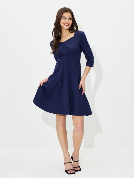 Darted A-Line Dress 1244682