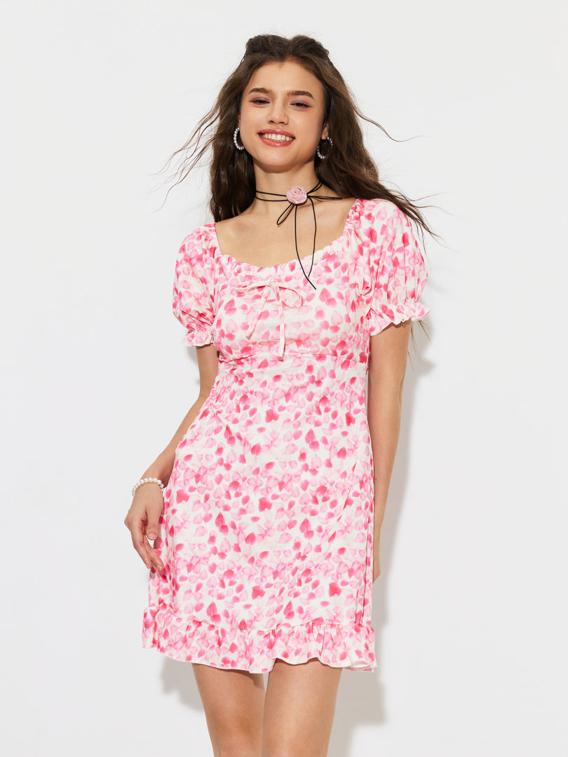 Ruffle A-Line Dress 1296152
