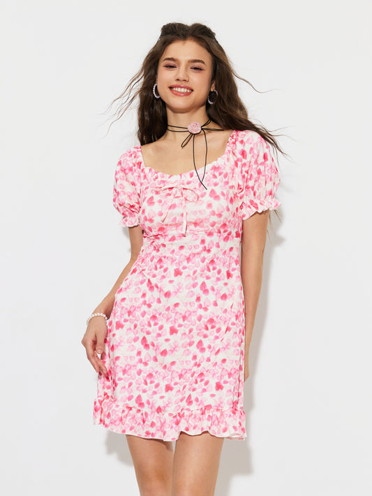 Ruffle A-Line Dress 1296152