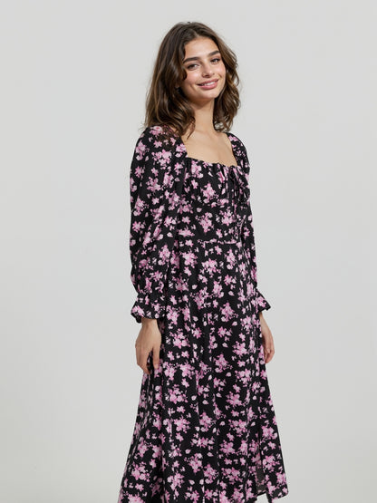 Ruffle A-Line Dress 112509