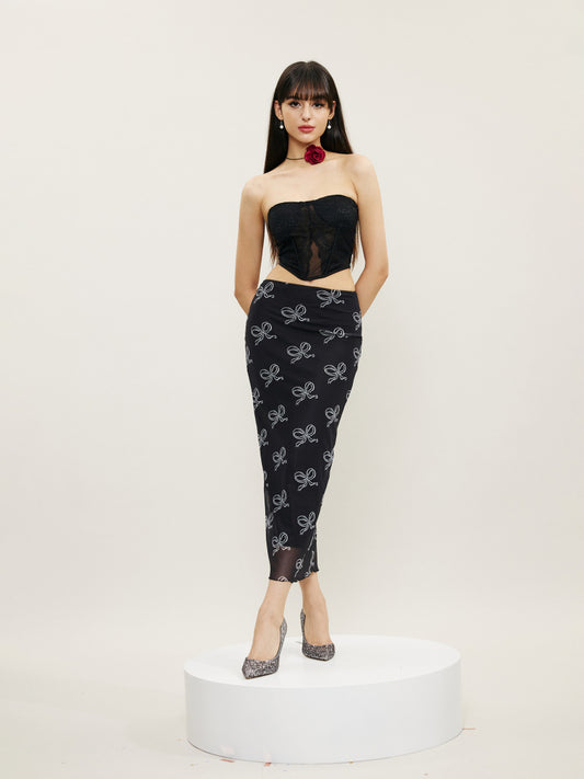 Color Block Pencil Skirt 1264172