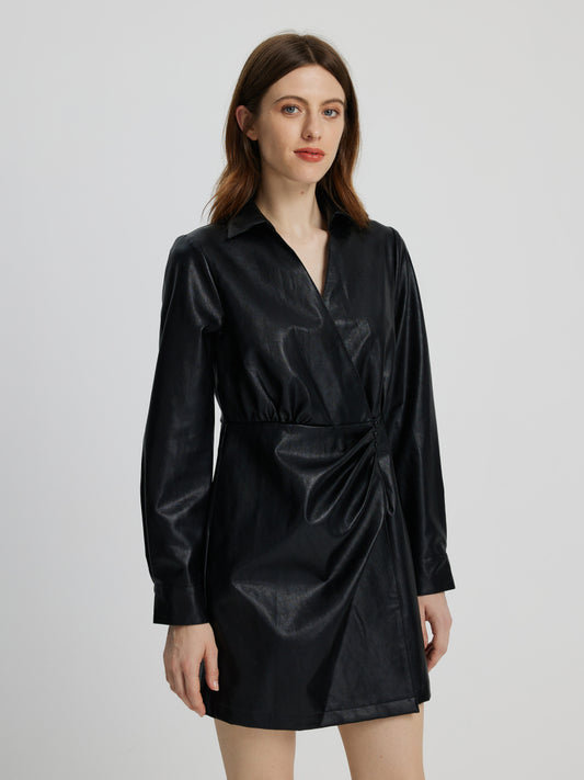 Gathered Blazer Dress 110712