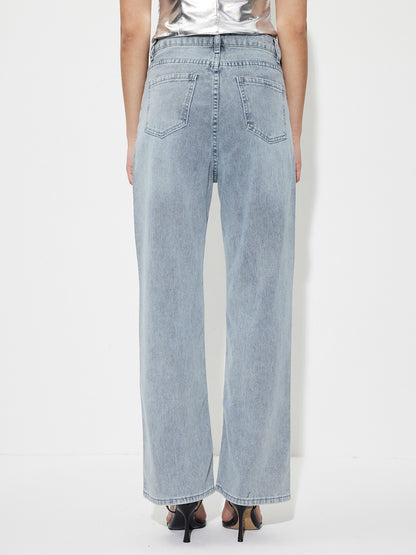 Beaded Straight Leg Jeans 1264872