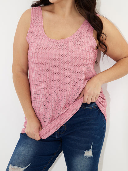 Plus Size    Tank Top 1230201