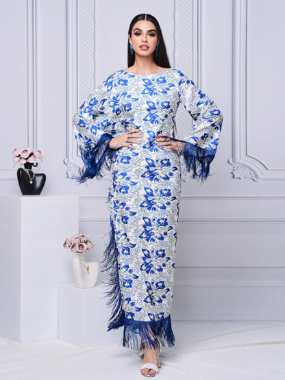 Fringed Arabian Dresses 1284102