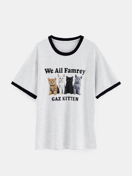 Printed Pullover T-Shirt 1262772