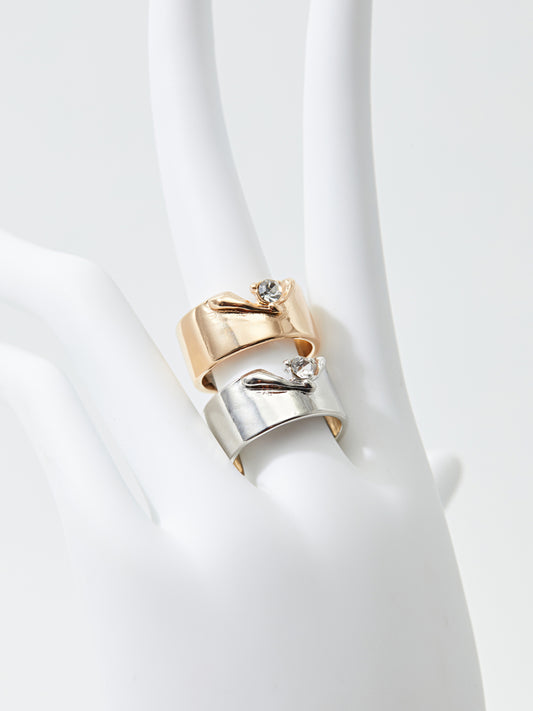 Rhinestone Ring Set 119707