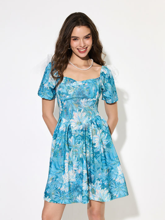 Ribbon A-Line Dress 1294052
