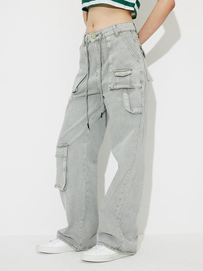 Pocket Straight Leg Jeans 120140