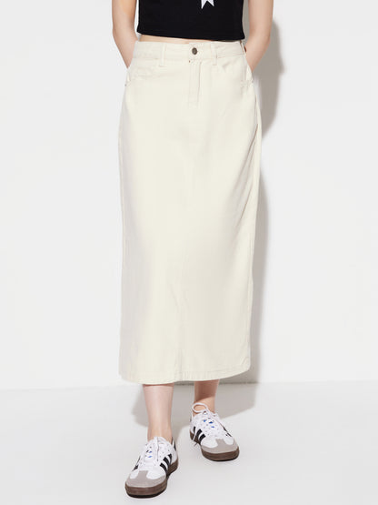Denim A-Line Skirt 1281352