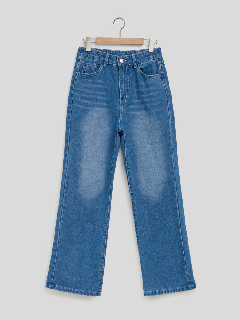 Straight Leg Jeans 113829