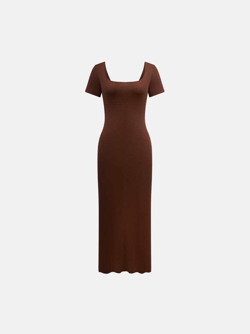 Lace Up Fishtail Dress 1259532