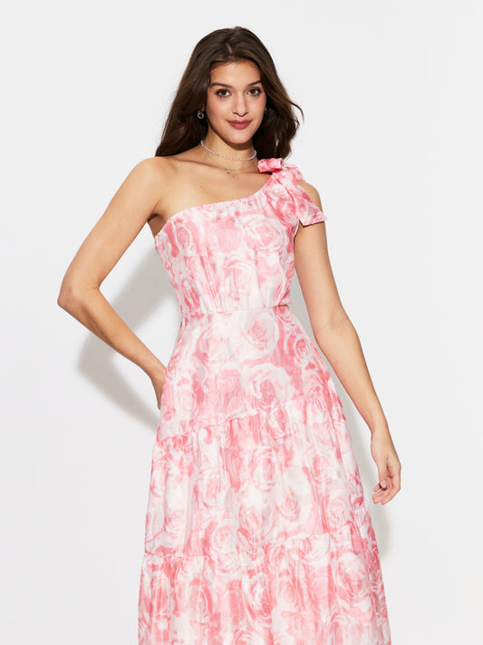 Knotted A-Line Dress 1296072