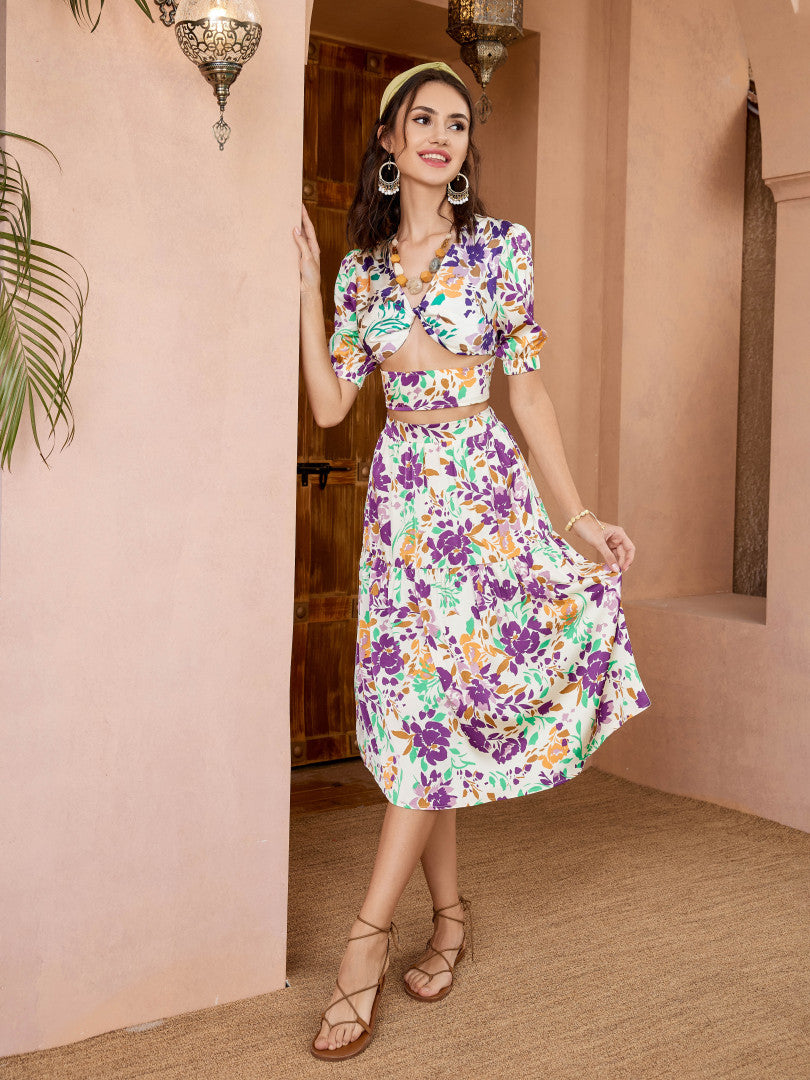 Ruffle Co-ord Set 81184