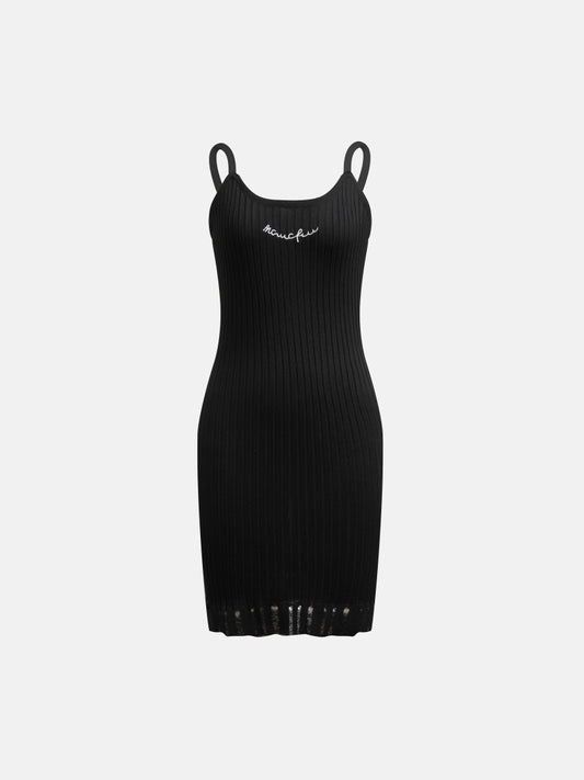 Embroidered Knit Dress 1253892